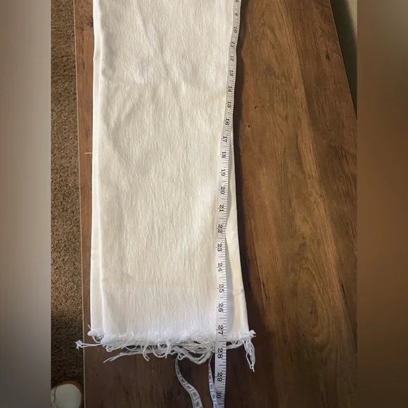 Gap Cheeky Straight High Rise White Denim Jeans - Picture 5 of 8